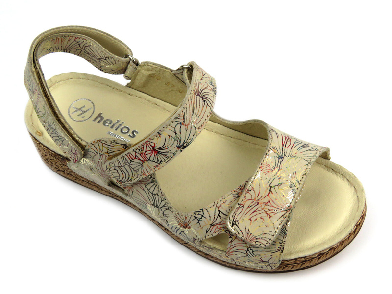 Helios 638/2 dámské sandály, černé