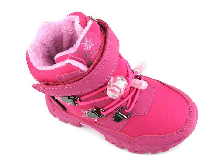 Nepromokavé dětské sněhule - AMERICAN CLUB Softshell HL 68/22, růžové