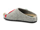 Dámské plstěné pantofle - BRINKMANN 320014-91, světle šedé s Mikulášem