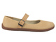 Barefoot kožené minimalistické dámské polobotky Nika Komfort 1445, béžové