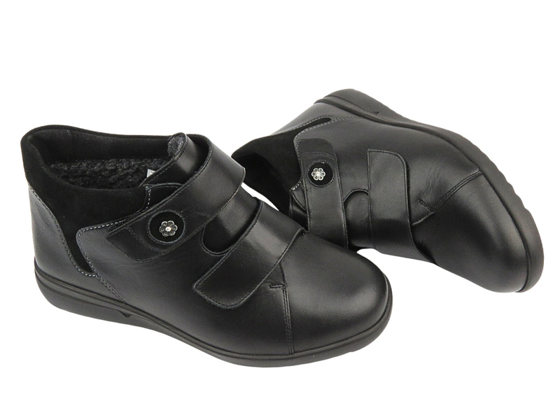 Dámské kotníkové boty vysokého střihu (H) - AXEL 4379, šedé