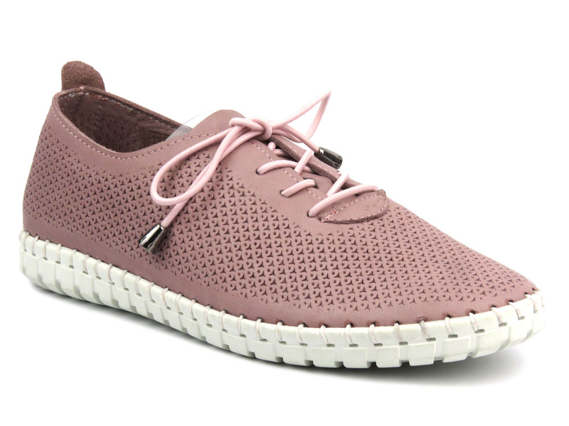 Pohodlná dámská polobotka sportovního střihu - Vacarro 440, fialová